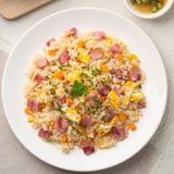 Пържен ориз с шунка и яйца (500г)