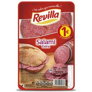 Salami Extra Revilla Lonchas 65 Gr.