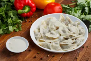 Вареники с мясом (0,7 пор.)