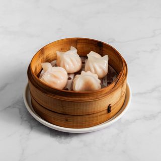 Ravioli con gamberi al vapore - 4 pezzi