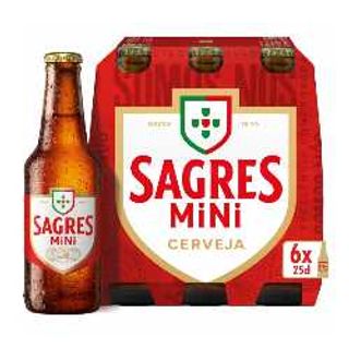 6x Mini Sagres 25cl (5,0% Vol.)