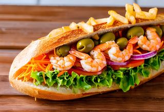 Bocadillo Gambas