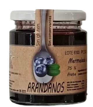 Mermelada De Arándanos 250Gr