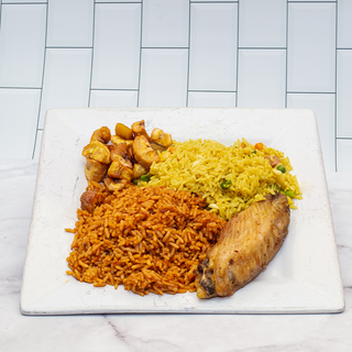 Jollof/Fried Rice +Turkey +Plantain