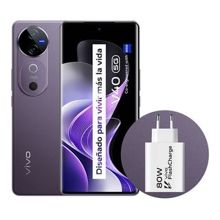 Vivo V40 5G 6,78'' 512Gb Nebula Purple + Cargador Vivo 80W Flashcharge - 8437021224375