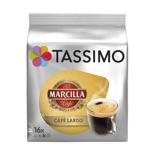 Café Largo en Cápsulas Marcilla Tassimo 16 Uds.