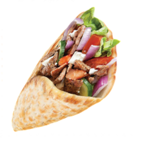 Roll kebab solo carne