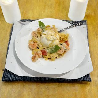 Tagliatelle Gamberi Limone