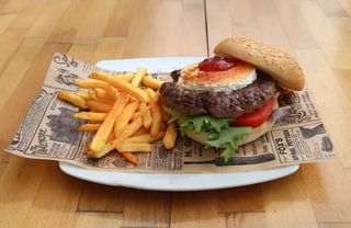 Hamburguesa Cheeseburger Crispy Chicken