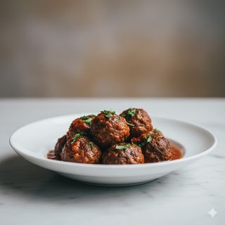 Polpettine in umido 6 pezzi