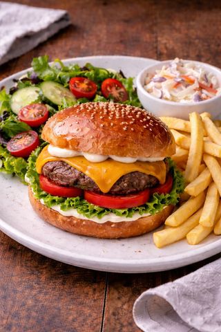 Hamburguesa con queso