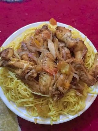 Spaghetti Au Poulet