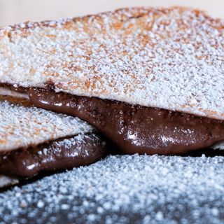 Toast dolce alla Nutella