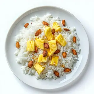 Riso ananas pinoli