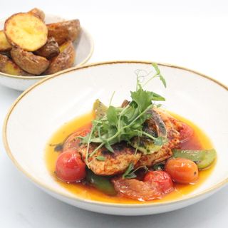 Pierś z kurczaka z grillowanym serem