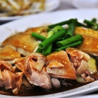 Pato Frito con Salsa de Ostras 