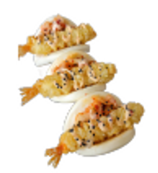 Guabao con gamberi 2 pezzi