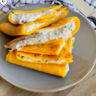 Crep mozarela queso cabra