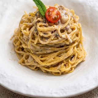 Spaghetti Foie y Trufa