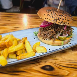 Hamburguesa Pulled!!