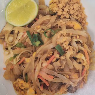 Padthai con pollo