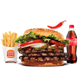 Menú Spicy Whopper® (3 carnes) Grande