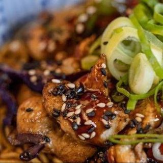 Yakisoba langostinos