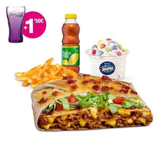 Menú Completo Crunchywrap Deluxe Cheese + Bacon