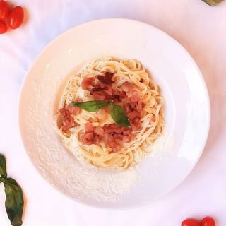 Pasta Carbonara Para Dos