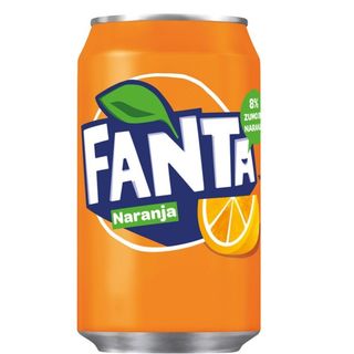Fanta naranja lata