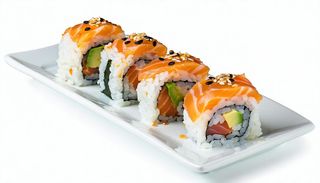 Uramaki spicy sake 4 pezzi