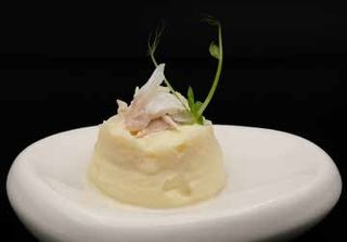 015 Purè di patate e spigola - 1 pezzo