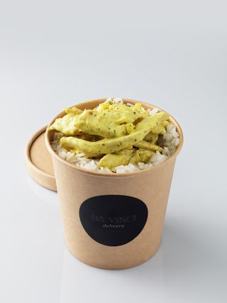 Pollo al curry estilo malayo