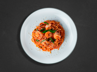 Паста з креветкою та томатним соусом 250 г