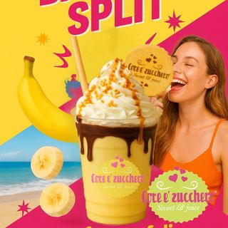 Granita banana split