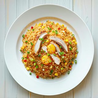 Egg Chicken Fried Rice
