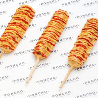 Корн дог с Беконом и сыром