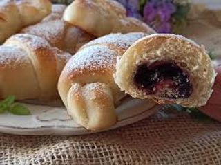 Cornetto marmellata scura