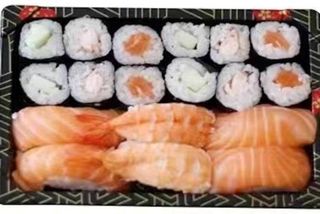 17. Nigiri de Salmão e Gambas