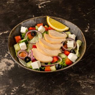 Великий салат "Грецький" з куркою (340г)