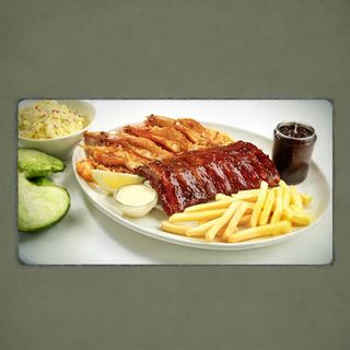 Ribs & Prawns