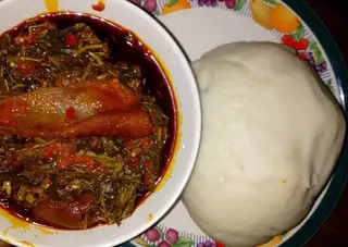Poundo With Fish