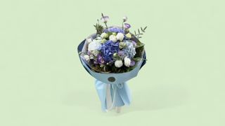 ჰორტენზია, ვარდები&ეუსტომია - თაიგული