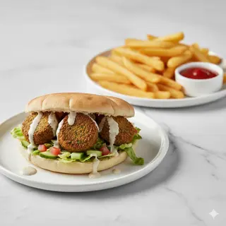 Menú Falafel Kebab