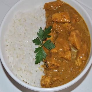 Arroz Con Ternera Y Salsa Curry