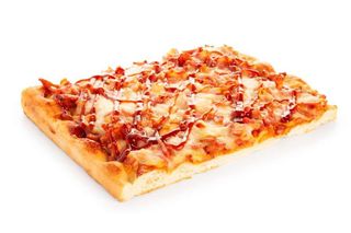 Bandeja de focaccia de tomate, bacon, mozzarela y BB1 (8uds)