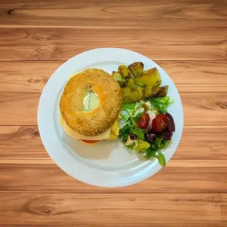Bagel con Bacon