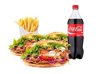 Oferta De 3 Pita Kebab Con Ensalada Y Patatas