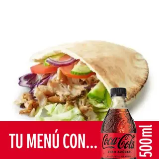 Doner Kebab + Coca-Cola Lata