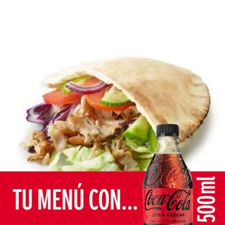 Doner Kebab + Coca-Cola Lata